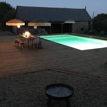La Lande Du Rest - Le Quillio Magnifique Ancienne Ferme De Notables Avec Piscine Chauffee Vila Exterior foto