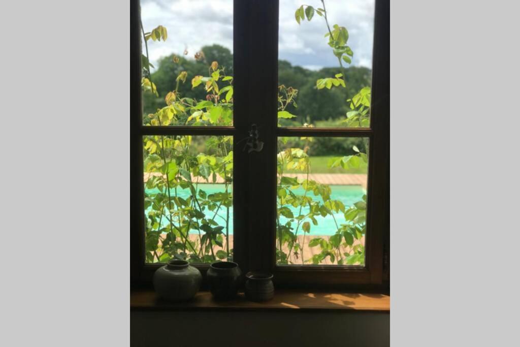 La Lande Du Rest - Le Quillio Magnifique Ancienne Ferme De Notables Avec Piscine Chauffee Vila Exterior foto