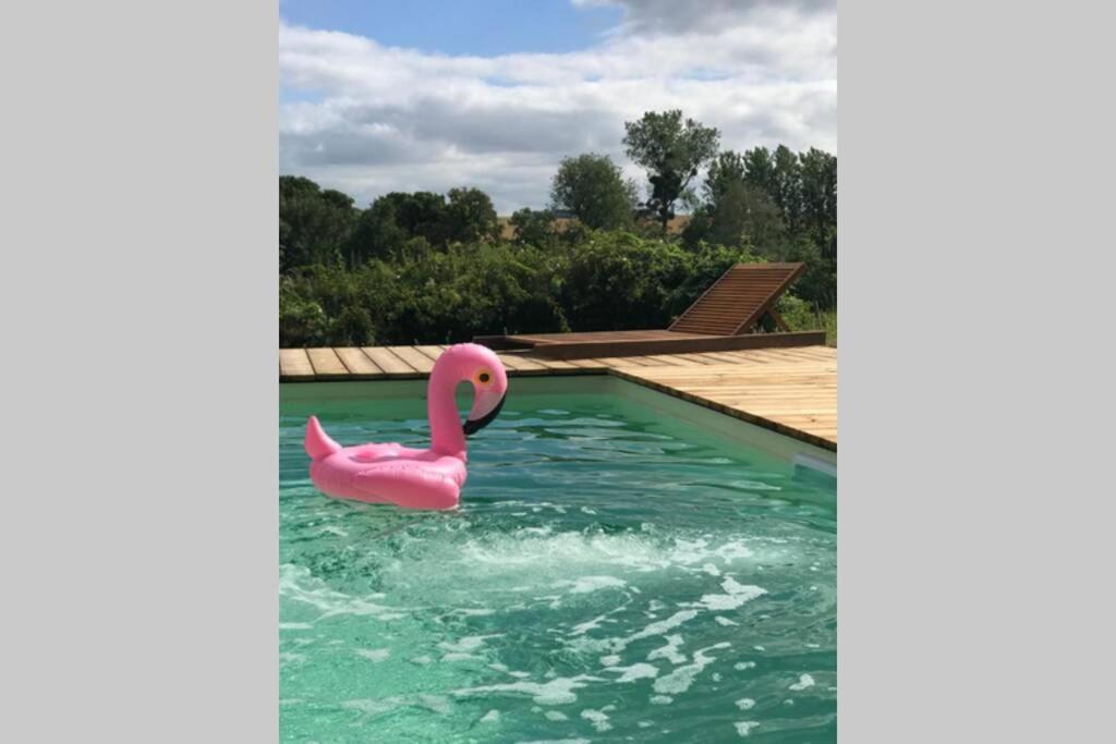 La Lande Du Rest - Le Quillio Magnifique Ancienne Ferme De Notables Avec Piscine Chauffee Vila Exterior foto